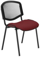 Nowy Styl Besucherstühle Iso Ergo Mesh bordeaux...