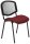 Nowy Styl Besucherstühle Iso Ergo Mesh bordeaux Stoff, 4 St.