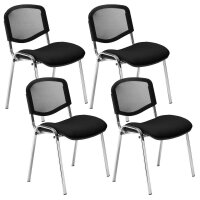 Nowy Styl Besucherstühle Iso Ergo Mesh schwarz...