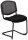 Nowy Styl Besucherstuhl Iso Ergo Mesh schwarz Stoff, 4 St.
