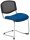 Nowy Styl Besucherstuhl Iso Ergo Mesh blau Stoff, 4 St.