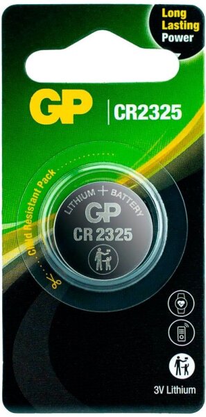 GP Knopfzelle CR2325 Lithium 3,0 V, 1 St.