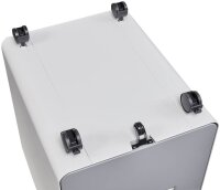 BISLEY EasyRoll Rollcontainer verkehrsweiß 2 Auszüge 40,0 x 50,0 x 50,0 cm