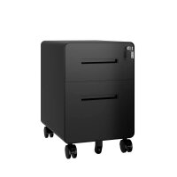 BISLEY EasyRoll Rollcontainer schwarz 2 Auszüge 40,0...