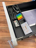 BISLEY EasyRoll Rollcontainer schwarz 2 Auszüge 40,0 x 50,0 x 50,0 cm