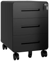 BISLEY EasyRoll Rollcontainer schwarz 3 Auszüge 40,0...