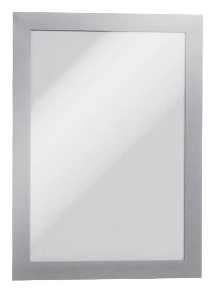DURABLE Magnetrahmen selbstklebend DURAFRAME® silber A5, 2 St.