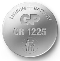 GP Knopfzelle CR1225 Lithium 3,0 V, 1 St.