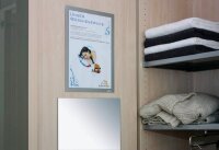 DURABLE Magnetrahmen selbstklebend DURAFRAME® silber A4, 2 St.
