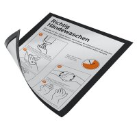 DURABLE Magnetrahmen selbstklebend DURAFRAME® schwarz...