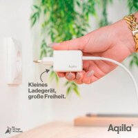 Aqiila® Chargebird W2 GaN-Ladeadapter weiß, 45 Watt