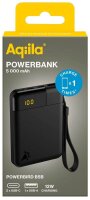 Aqiila® POWERBIRD B5 Powerbank 5.000 mAh schwarz