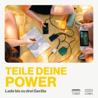 Aqiila® POWERBIRD B5 Powerbank 5.000 mAh schwarz