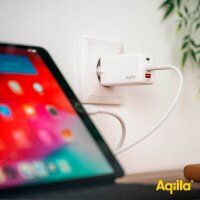Aqiila® Chargebird W3 Ladeadapter weiß, 67 Watt