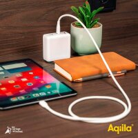 Aqiila® Chargebird W4 GaN-Ladeadapter weiß, 120 Watt
