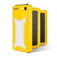 Aqiila® POWERBIRD BS10 Solar-Powerbank 10.000 mAh gelb