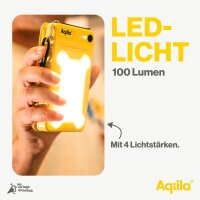 Aqiila® POWERBIRD BS10 Solar-Powerbank 10.000 mAh gelb