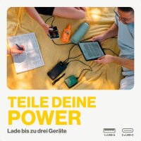 Aqiila® POWERBIRD B20 Powerbank 20.000 mAh schwarz