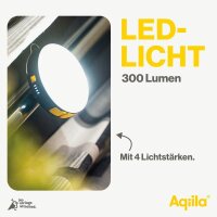 Aqiila® LIGHTBIRD BL10 Powerbank 10.000 mAh schwarz, weiß