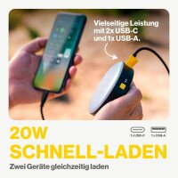 Aqiila® LIGHTBIRD BL10 Powerbank 10.000 mAh schwarz, weiß
