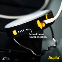 Aqiila® LIGHTBIRD BL10 Powerbank 10.000 mAh schwarz, weiß