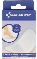 FIRST AID ONLY® Blasenpflaster P-10070 transparent 6,8 x 4,3 cm, 6 St.