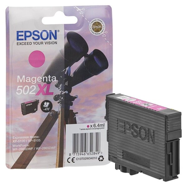 EPSON 502XL/T02W34 (Fernglas) magenta Druckerpatrone