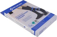 FIRST AID ONLY® Kompressionsstrümpfe, geschlossene Spitze schwarz Größe M 1 St.