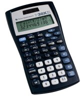 TEXAS INSTRUMENTS TI-30 X II S Wissenschaftlicher Taschenrechner schwarz/silber