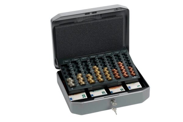 DURABLE Geldkassette 178257 EUROBOXX silber