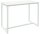 meet powered by PAPERFLOW Stehtisch easyDesk weiß rechteckig, Vierkantrohr weiß, 150,0 x 75,0 x 110,0 cm