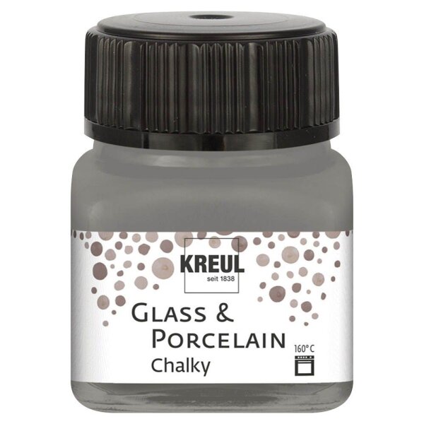 KREUL Chalky Porzellanfarben schwarz 20,0 ml
