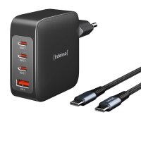 Intenso W140A3C + C520C USB-C Kabel GaN-Ladeadapter...