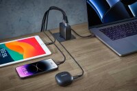 Intenso W140A3C + C520C USB-C Kabel GaN-Ladeadapter...