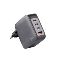 Intenso W140A3C + C520C USB-C Kabel GaN-Ladeadapter weiß, 140 Watt