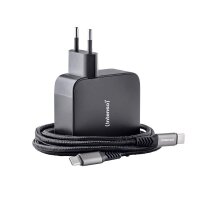 Intenso W140A3C + C520C USB-C Kabel GaN-Ladeadapter weiß, 140 Watt