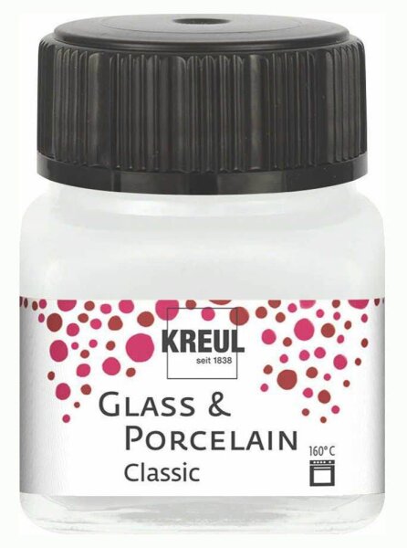 KREUL Classic Porzellanfarben weiß 20,0 ml