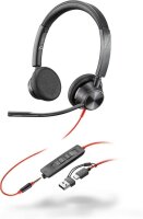 poly Blackwire 3325 Headset schwarz