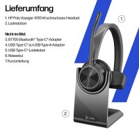poly Voyager 4320 Bluetooth-Headset schwarz