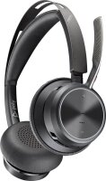 poly VoyagerFocus 2 UC Bluetooth-Headset schwarz