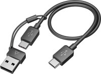 poly VoyagerFocus 2 UC Bluetooth-Headset schwarz