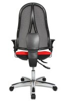 Topstar Bürostuhl Open Point SY Deluxe, OP290U G21 Stoff rot, Gestell chrom