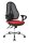 Topstar Bürostuhl Open Point SY Deluxe, OP290U G21 Stoff rot, Gestell chrom