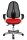 Topstar Bürostuhl Open Point SY Deluxe, OP290U G21 Stoff rot, Gestell chrom