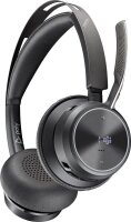 poly VoyagerFocus 2 UC Bluetooth-Headset schwarz