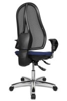Topstar Bürostuhl Open Point SY Deluxe, OP290UG20 Stoff schwarz, Gestell chrom
