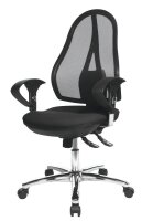 Topstar Bürostuhl Open Point SY Deluxe, OP290UG20 Stoff schwarz, Gestell chrom