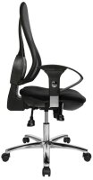 Topstar Bürostuhl Open Point SY Deluxe, OP290UG20 Stoff schwarz, Gestell chrom