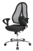 Topstar Bürostuhl Open Point SY Deluxe, OP290UG20 Stoff schwarz, Gestell chrom