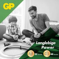 GP Batterie SUPER Alkali-Mangan E-Block 9,0 V, 8 St.